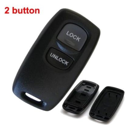 Carcasă telecomandă cheie auto compatibilă Mazda, 2 butoane Lock/Unlock