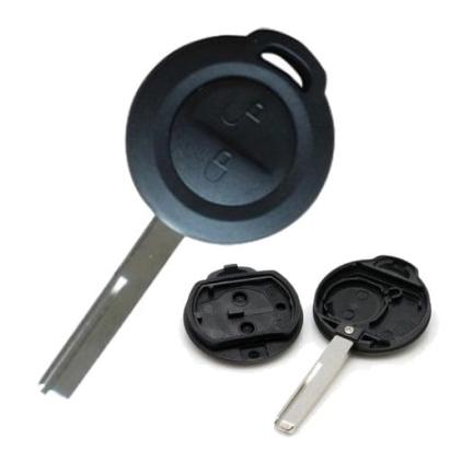 Carcasă cheie compatibilă Smart ForFour, 2 butoane, fără electronică