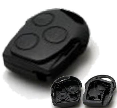 Carcasă cheie compatibilă Ford cu 3 butoane, fără electronică, tip OEM