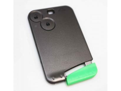 Carcasă cheie Renault Laguna, 2 butoane, cu lamelă demontabilă (OEM)