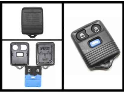 Carcasă cheie auto compatibilă Ford Transit/Connect, 3 butoane, OEM