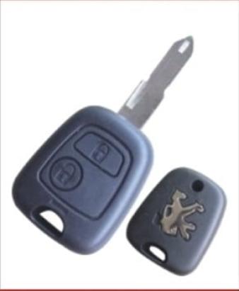 Carcasă cheie compatibilă Peugeot 206, 2 butoane, lamelă NE72