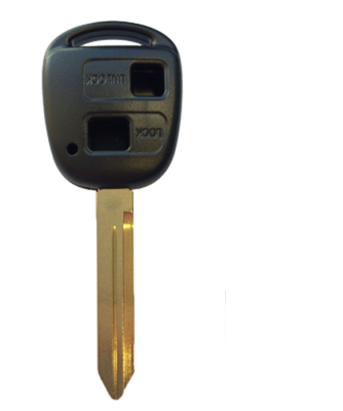 Carcasă cheie compatibilă Toyota Avensis, 2 butoane, lamelă TOY47 (OEM)