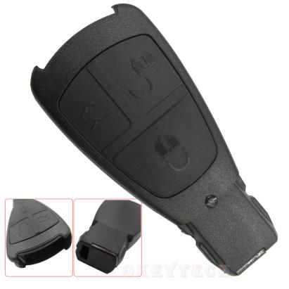 Carcasă cheie Mercedes Smartkey 3 butoane, model vechi (compatibilă, fără electronică)