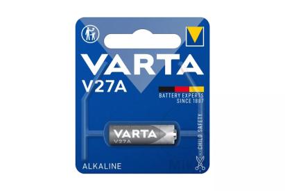 Baterie alcalină Varta V27A 12V pentru telecomandă și cheie auto