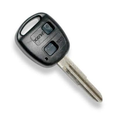 Carcasă cheie compatibilă Toyota Yaris, 2 butoane, lamelă TOY41 (fără electronică)