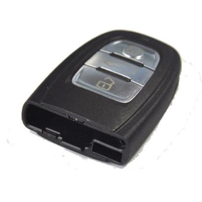 Carcasă cheie SmartKey compatibilă Audi A4 (2009+) și Q5/Q7, fără logo