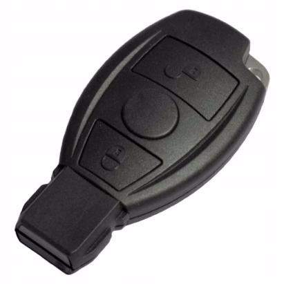 Carcasă cheie SmartKey Mercedes-Benz pentru autoutilitare, 2 butoane, aftermarket