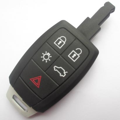 Carcasă cheie Volvo Smartkey cu 5 butoane, cu lamelă inclusă