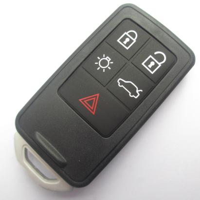 Carcasă cheie SmartKey pentru Volvo, 5 butoane, cu lamelă de urgență inclusă