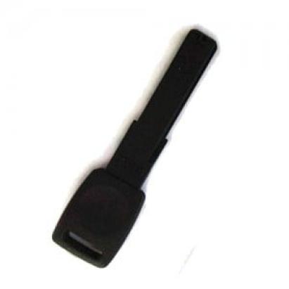 Cheie Audi service model vechi, carcasă plastic cu locaș cip, lamelă HU66