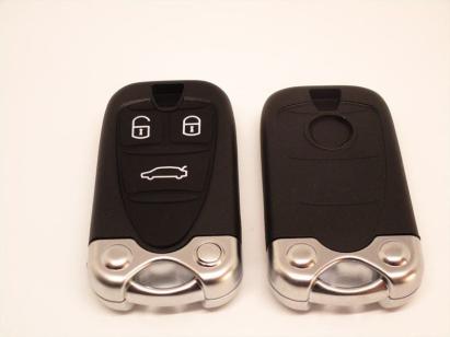 Carcasă cheie SmartKey compatibilă cu Alfa Romeo 159, 3 butoane, fără electronică