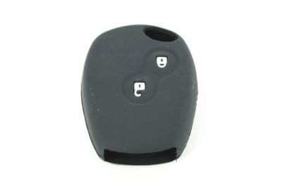 Husă din silicon pentru cheie Dacia Logan, 2 butoane, negru