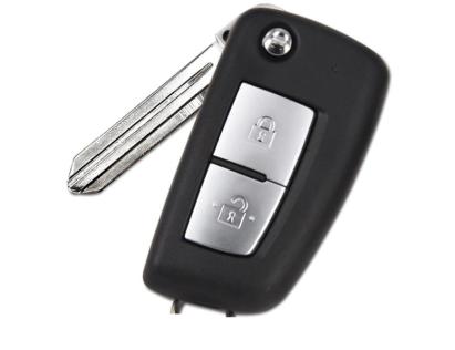 Carcasă cheie Nissan tip briceag, 2 butoane – compatibilă Qashqai/Juke/X-Trail