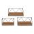 Raft de perete Kolding set 3 bucati masuri diferite [en.casa] HausGarden Leisure