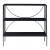 Consola hol Baarn 65,5x70x32cm otel negru [en.casa] HausGarden Leisure