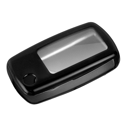Husă cheie auto din TPU neagră, 3 butoane, compatibilă VW Golf MK5 și Skoda Octavia