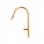 Baterie de bucătărie aurie cu duș extractibil din alamă sanitară, CF2043