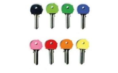 Capișoane rotunde pentru chei, multicolore, set 100 bucăți pentru identificare