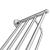 Suport pentru prosoape din inox SUS304, crom lucios, 58 cm, pentru baie
