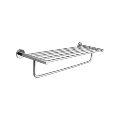 Suport pentru prosoape din inox SUS304, crom lucios, 58 cm, pentru baie