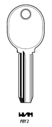 Cheie pentru casă tip BEY (JMA BEY-1D / CANAS PBY2), set 20 bucăți