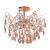 Candelabru Cristal Fiamma, 4x E27, Diametru 50cm, Auriu