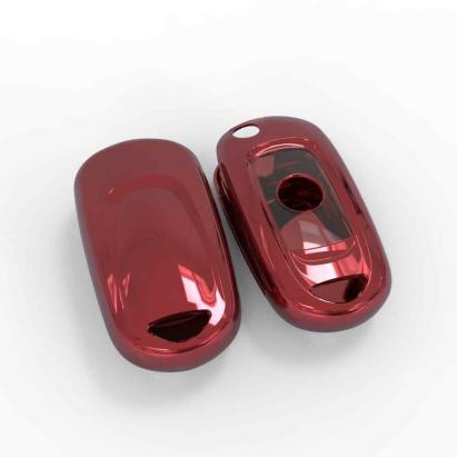 Husă cheie briceag Opel Astra K, roșie, TPU+PC – protecție premium