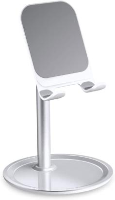 Suport birou din aluminiu pentru telefoane - Alb Silver