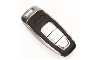 Carcasă cheie Smartkey 3 butoane cu lamelă, compatibilă Audi A6 C8/A7/A8/Q8 (2017–2021)