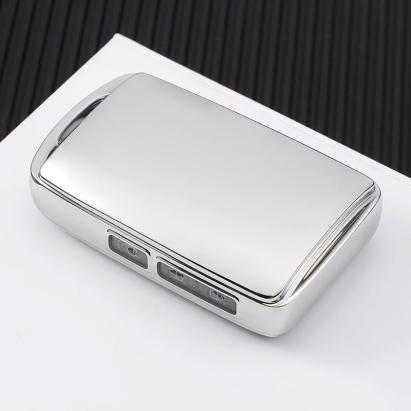 Husă cheie Mazda Smartkey 3 butoane, TPU gri, compatibilă Mazda CX-30