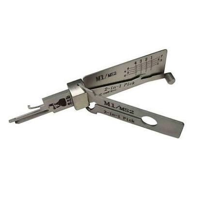 Decodor Lishi 2in1 M1/M2S pentru yale auto – pick & decoder profesional