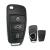 Carcasă cheie briceag compatibilă Audi MQB, 3 butoane, lamelă HU66 (aftermarket)