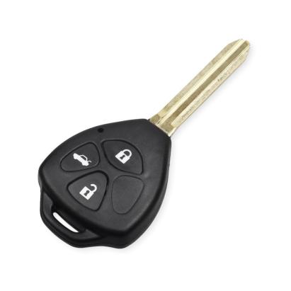 Carcasă cheie compatibilă Toyota, 3 butoane, lamelă TOY43 (fără cip)