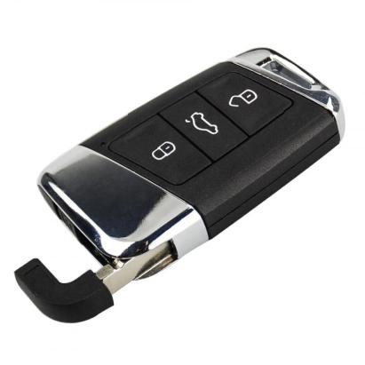 Carcasă cheie VW SmartKey cu lamelă de urgență, compatibilă Passat B8, Arteon, Golf