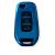 Husă cheie briceag Renault Megane 4/Kadjar/Clio, TPU albastră, 3 butoane