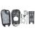 Carcasă cheie tip briceag compatibilă Citroen C4 2017+, 3 butoane, buton far, HU83
