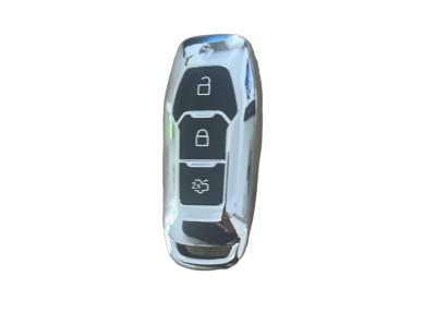 Husă cheie smartkey Ford Ranger/Explorer, 3 butoane, TPU gri, protecție premium