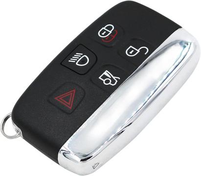 Carcasă cheie Jaguar Smartkey, 5 butoane, compatibilă XE/XF/XJ/F-PACE/F-TYPE 2013-2020