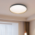Plafonieră LED Fantas 46W rotundă, alb-negru, design jos, Alessandro Design
