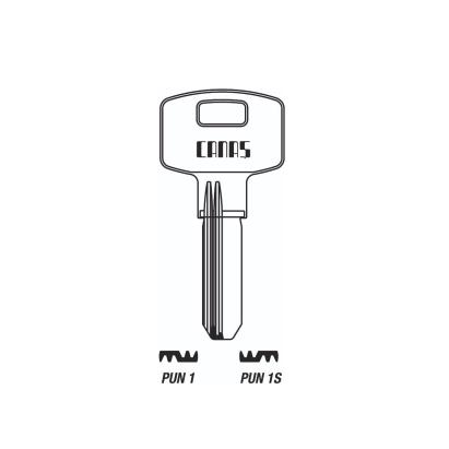 Cheie Casa Canas PUN1 pentru UNIVERSAL- PACHET 10 BUCATI