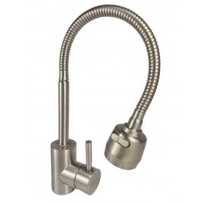 Baterie de bucătărie MIXXUS SUS-011 Reflector din oțel inoxidabil, cu duș flexibil