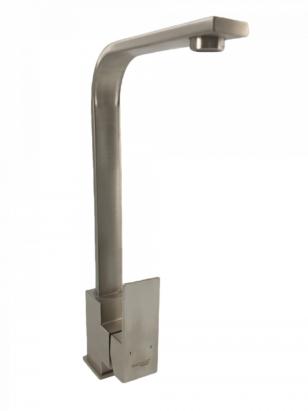 Baterie bucatarie MIXXUS KUB-011 din inox, monocomanda, cu racorduri incluse