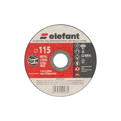 Disc abraziv pentru metal-inox ELEFANT 115*1,2*22,23