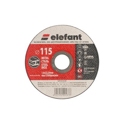 disc abraziv pentru metalinox ELEFANT 115*1,6*22,23