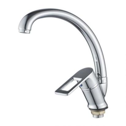 Baterie de bucătărie MIXXUS GAVI 011, cromată, monocomandă, cu pipă înaltă