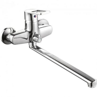 Baterie cadă Mixxus Gavi 006 cu pipă lungă 25 cm, monocomandă, din silumin