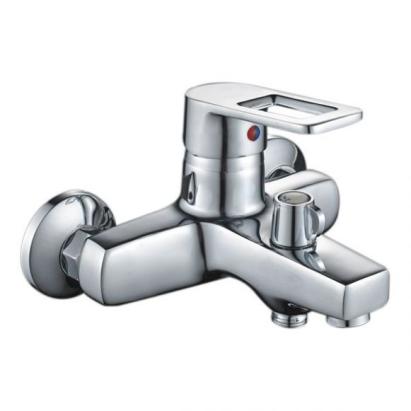 Baterie cadă Mixxus Gavi 009 Euro din silumin, monocomandă cu set duș și pipa fixă