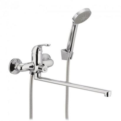 Baterie cadă-duș MIXXUS YOTA 006 din silumin, crom, monocomandă, pipă 25 cm