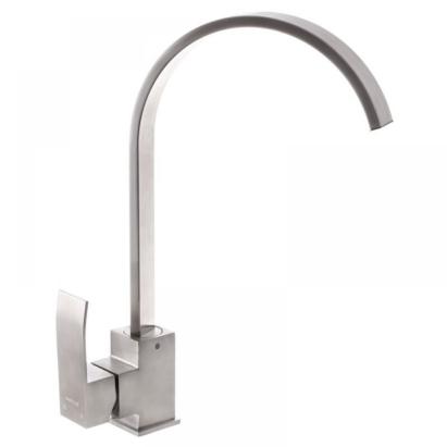 Baterie de bucătărie MIXXUS AMA-011 din alamă, monocomandă, finisaj satinat